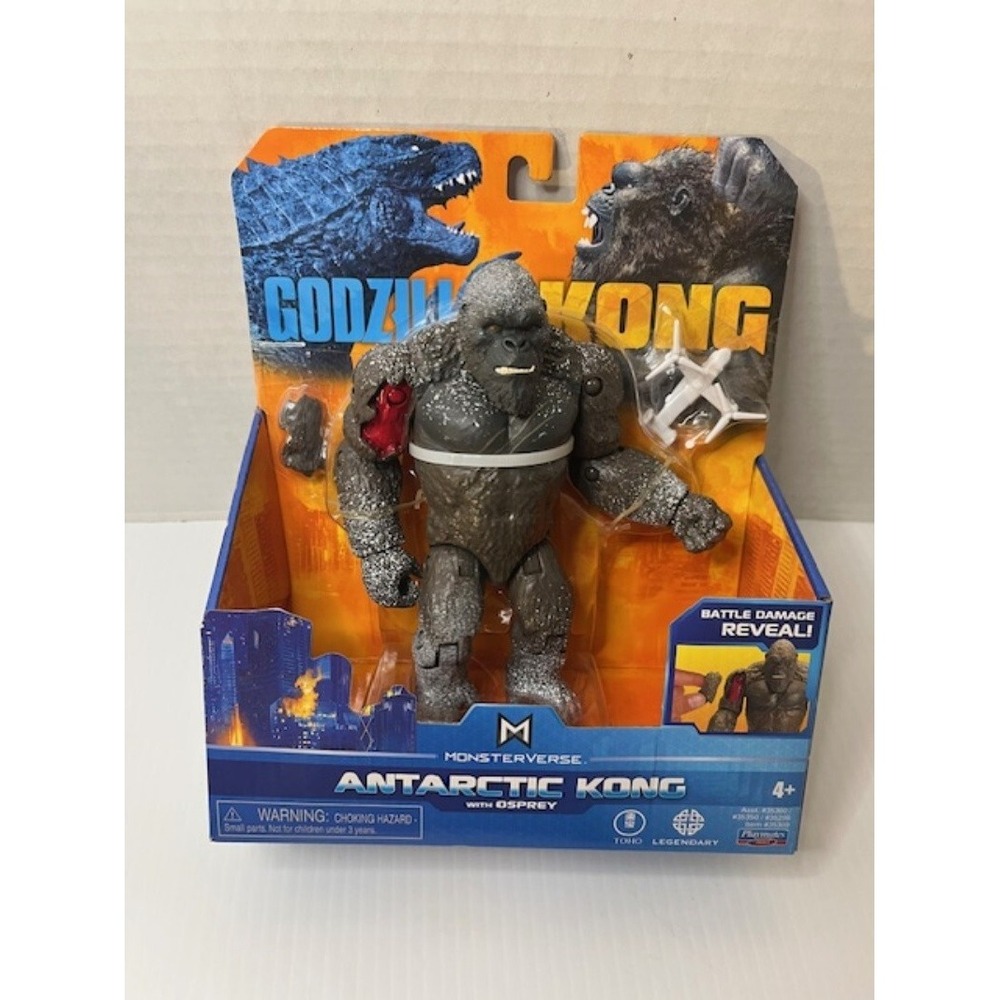 Godzilla vs Kong 6" Antarctic Kong with Osprey Playmates Monsterverse NEW